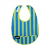 Coated organic cotton Bib Stripes | Mimi the Sardine