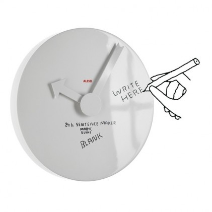 Blank wall clock