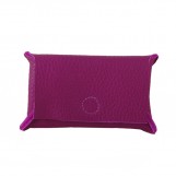 Leather iPhone wallet sleeve purple | Ferry Meewisse Frrry