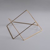 Bracelet Triadic gold-plated steel | Charles Marks