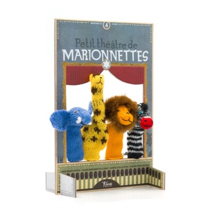 Jungle animals finger puppets