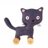 Little cat on wheels