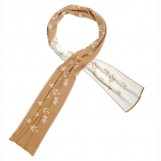 Scarf Distracted brown white