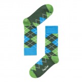 Argyle socks green
