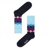 Faded Diamonds socks blue