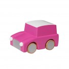 Kuruma wooden car pink