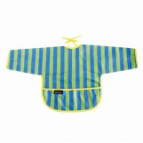 Stripes messy baby bib