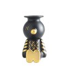 Pinocchietto candle holder black