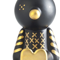 Pinocchietto candle holder black