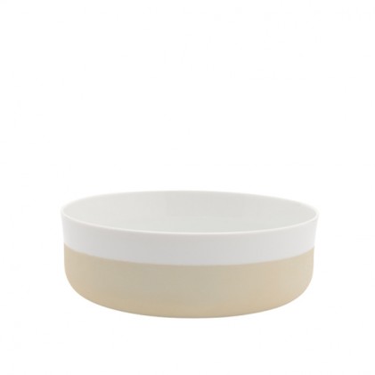 s.b. 27 bowl white orange