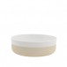 s.b. 27 bowl white orange