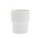 s.b. 47 mug white glazed
