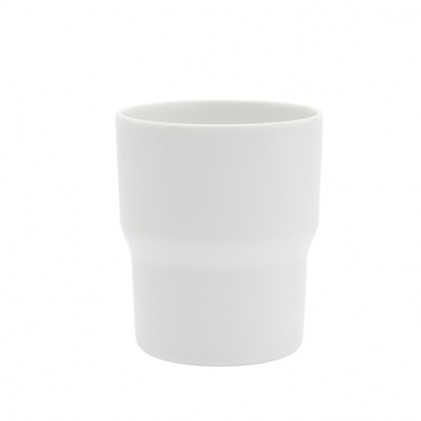 s.b. 47 mug white glazed