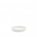 s.b. 10 deep plate white glazed