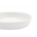 s.b. 10 deep plate white glazed