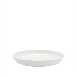 s.b. 14 deep plate white glazed