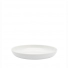 s.b. 14 deep plate white glazed