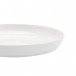 s.b. 14 deep plate white glazed