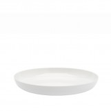 s.b. 16 deep plate white glazed