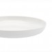 s.b. 16 deep plate white glazed