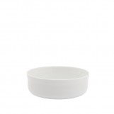 s.b. 24 bowl white glazed