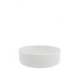 s.b. 24 bowl white glazed