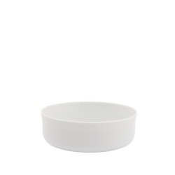 s.b. 24 bowl white glazed