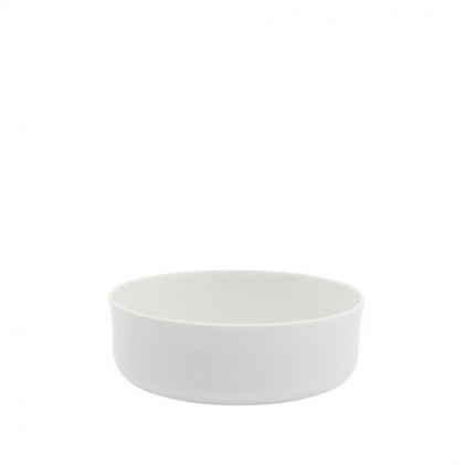 s.b. 24 bowl white glazed