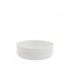 s.b. 24 bowl white glazed