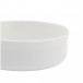 s.b. 24 bowl white glazed