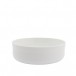 s.b. 28 bowl white glazed