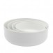 s.b. 28 bowl white glazed