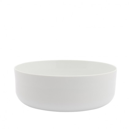 s.b. 30 bowl white glazed