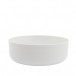 s.b. 30 bowl white glazed
