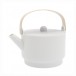 s.b. 55 tea pot white glazed grey