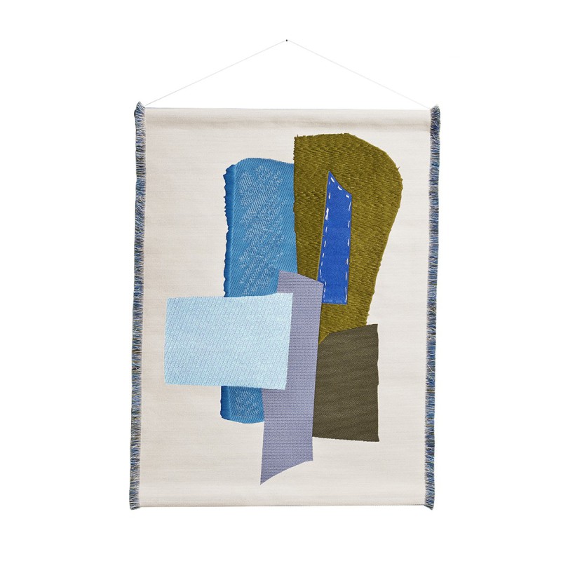 Woven artwork Play-Mirror Blue|Kiki van Eijk