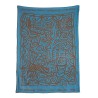 Blanket by Masha Reva - Blue/brown