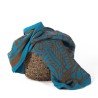 Blanket by Masha Reva - Blue/brown