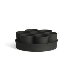 Harvey plate/tray anthracite