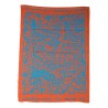 Blanket by Masha Reva - Orange/blue
