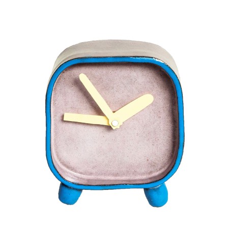TV Clock - handmade stoneware TV Clock - handmade stoneware