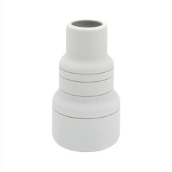 s.b. 63 vase low grey & silver stripes