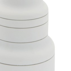 s.b. 63 vase low grey & silver stripes