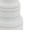 s.b. 63 vase low grey & silver stripes