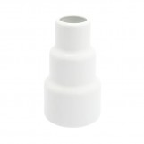s.b. 66 vase low white glazed