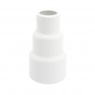 s.b. 66 vase low white glazed