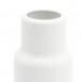 s.b. 66 vase low white glazed