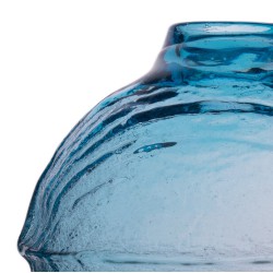 Blue Vase Verre Brut | Bernard Heesen