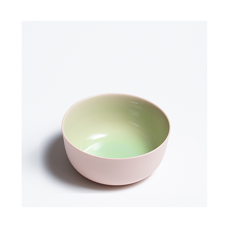 Bowl Soft pink + Lime