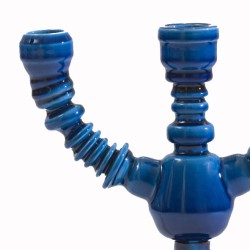 Candle holder Spring blue